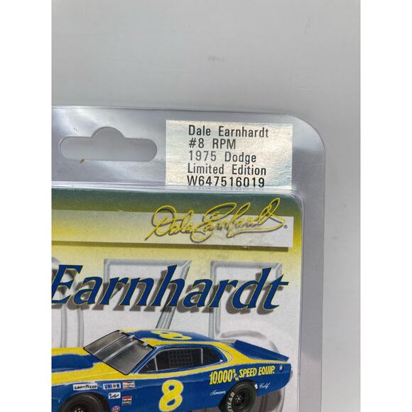 New Dale Earnhardt Sr. 1975 Dodge Charger Limited Edition Diecast Car 1:54 NIP - Picture 3 of 5